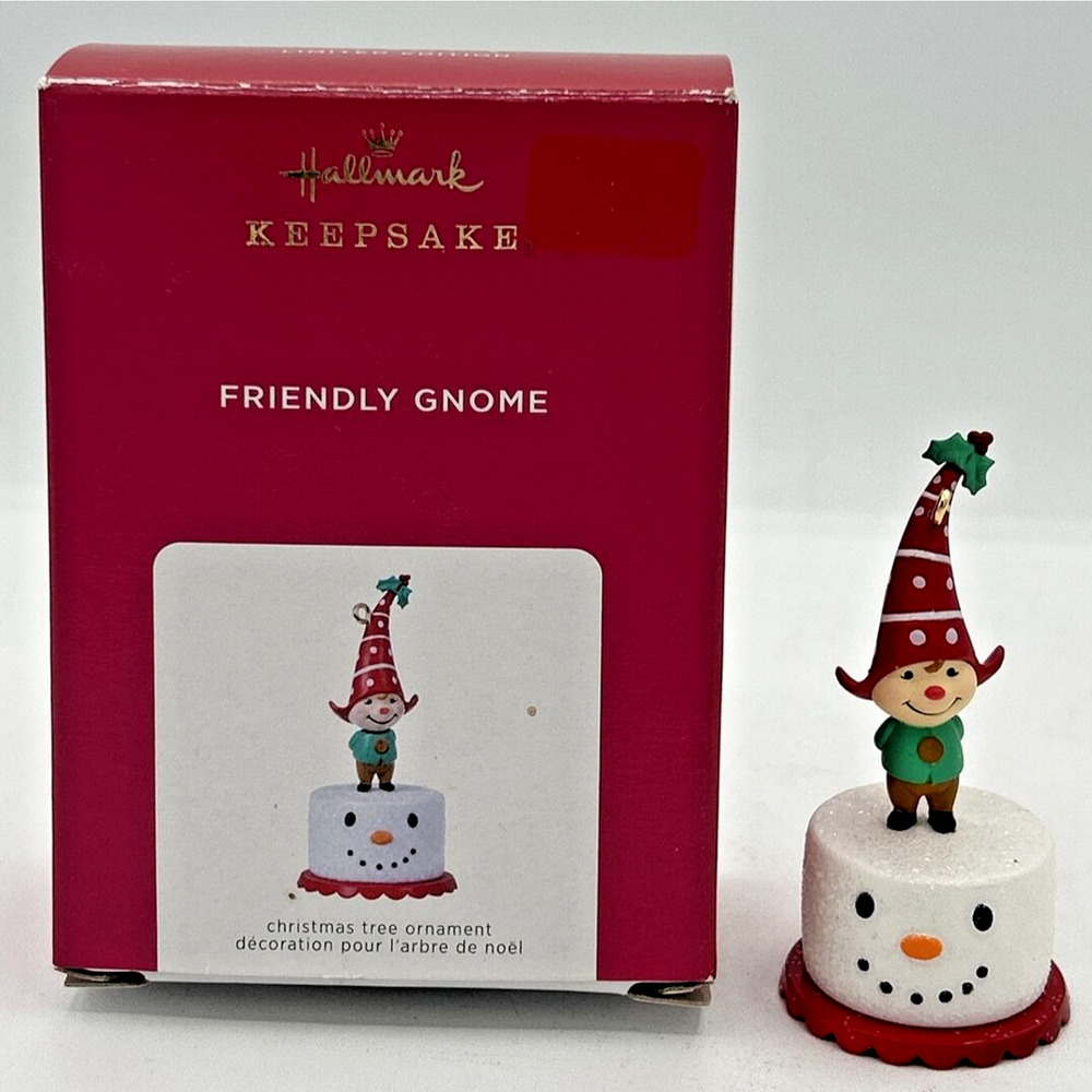 2021 Hallmark Friendly Gnome Limited Edition Keepsake Ornament U232